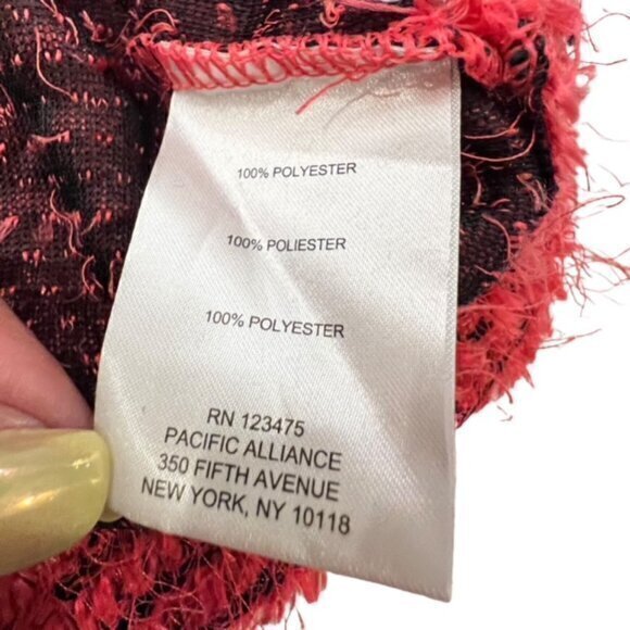 Jones‎ New York PINK Mohair Fuzzy Pull Over Sweater Size Medium Long Sleeve Soft - Picture 13 of 14